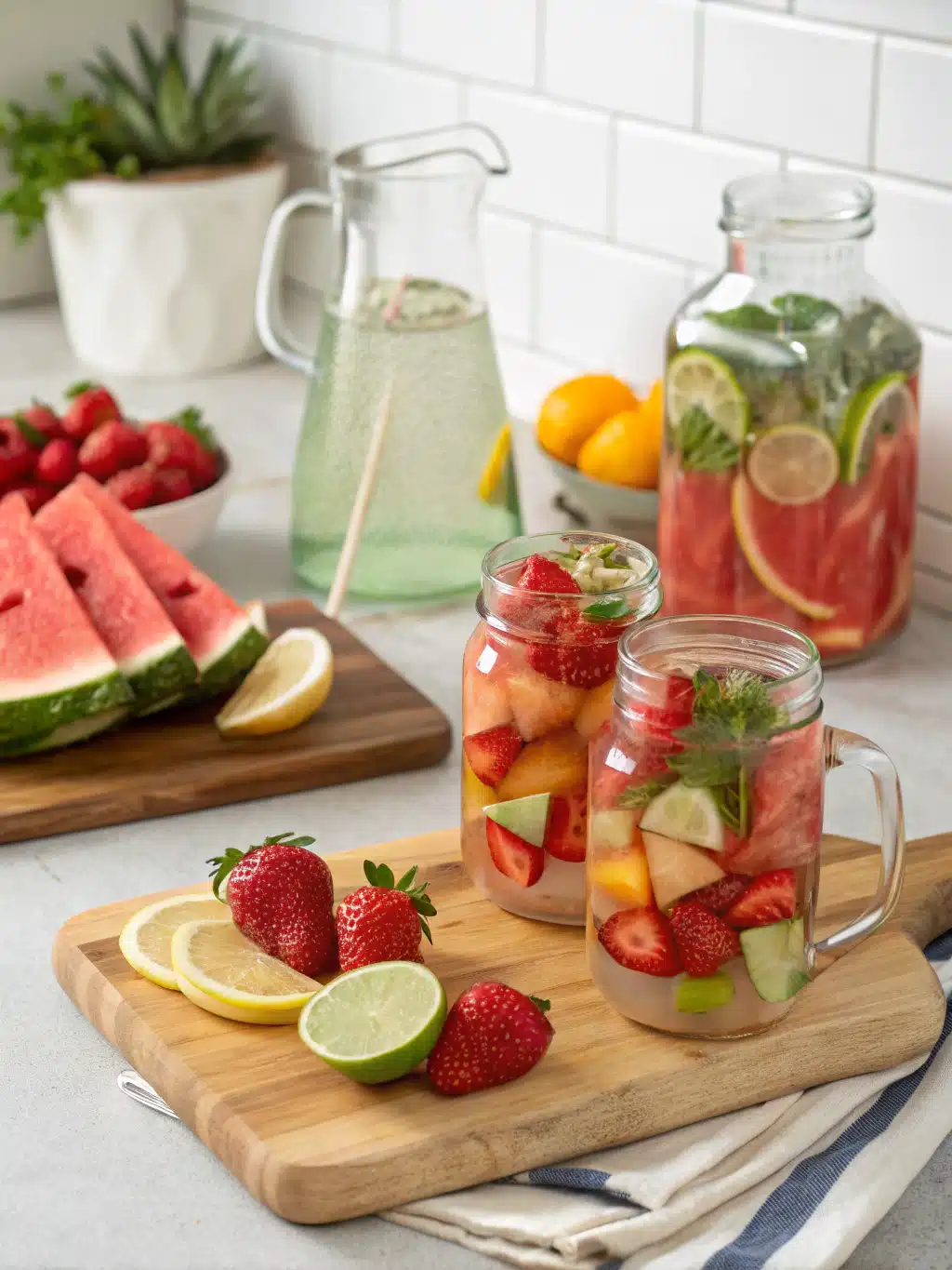 Healthy & Delicious Summer Mocktail Recipes for All Ages 5 summer mocktail recipes preparing steps