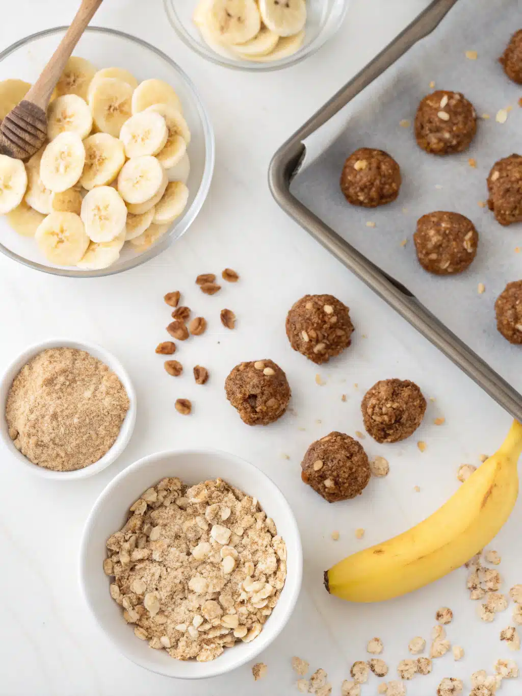 No Bake Cookies with Bananas and Oats – Easy & Healthy Snack Recipe 5 no bake cookies with bananas and oats preparing steps
