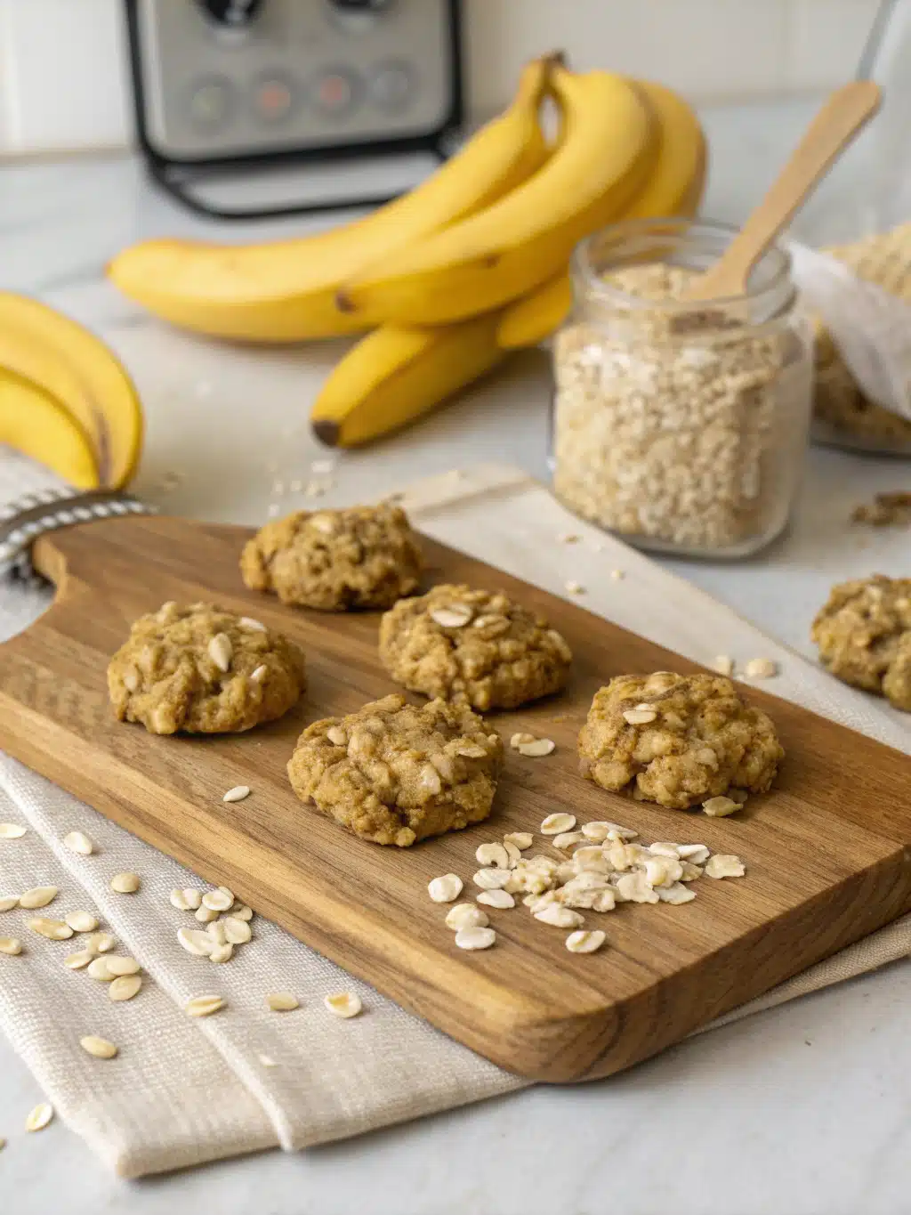 Quick and Easy Oatmeal Banana Cookies No Bake: Your New Favorite Snack 4 oatmeal banana cookies no bake ingredients