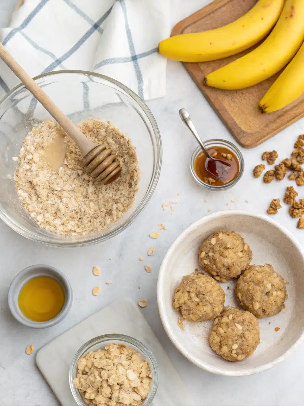 Quick and Easy Oatmeal Banana Cookies No Bake: Your New Favorite Snack 5 oatmeal banana cookies no bake preparing steps